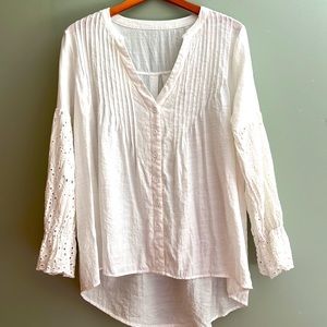 White Linen Blouse
